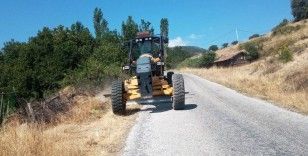 Kütahya’da orman yangınlarına karşı yol kenarları temizleniyor
