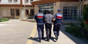 Kasten yaralama suçundan aranan şahsı jandarma yakaladı
