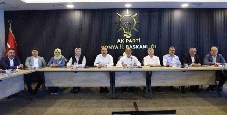 AK Parti Konya’da yaz dönemi çalışmaları değerlendirildi
