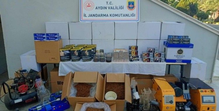 Aydın’da 249 bin 400 adet makaron ele geçirildi
