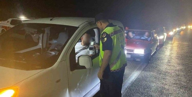 Gaziantep’te 35 sürücüye 225 bin TL alkol cezası
