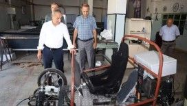 Öğrenciler elektrikli aracını kendi yapıyor
