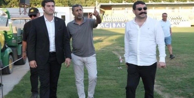 Bodrum FK stadyumundaki son gelişmeleri yerinde inceledi
