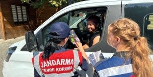 Jandarma ekipleri vatandaşları bilgilendirdi
