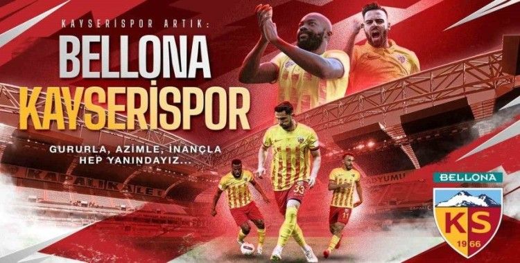 Bellona, Kayserispor’un isim sponsoru oldu
