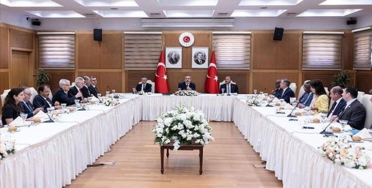 Bakan Fidan, Arap Birliği ülkelerinin Ankara Büyükelçileri ile bir araya geldi