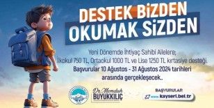 Büyükşehir’in kırtasiye desteği için başvurular başladı
