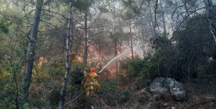 Mersin’deki orman yangını kontrol altına alındı, 3 hektar alan zarar gördü
