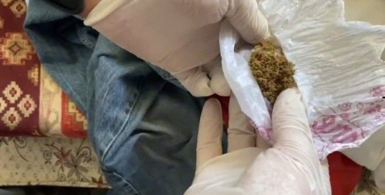 Malatya'da 3 kilo 700 gram kubar esrar ele geçirildi