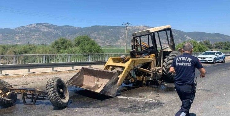 Kazada ağır yaralanan iş makinesi operatörünün tedavisi sürüyor
