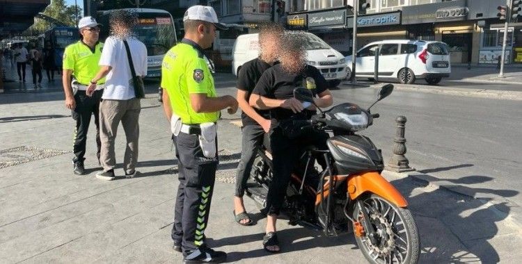 Gaziantep’te 93 motosiklet sürücüsüne 187 bin TL ceza
