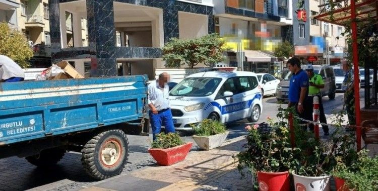 Turgutlu Zabıtasından kaldırım işgallerine sıkı denetim
