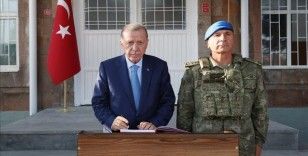 Cumhurbaşkanı Erdoğan, Ahlat Komando Tabur Komutanlığı açılışına katıldı