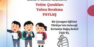 Manisa Kızılay Başkanlığından yetim çocuklar için kırtasiye kampanyası
