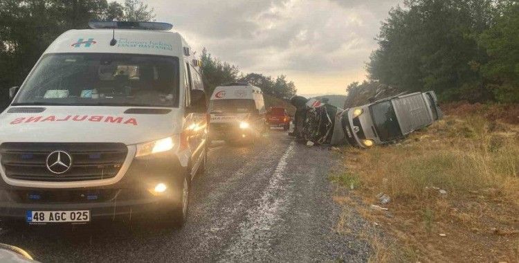 Muğla’da 2 kaza, 1 ölü, 14 yaralı
