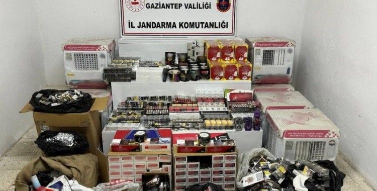 Gaziantep’te 710 bin TL’lik kaçak malzeme ele geçirildi
