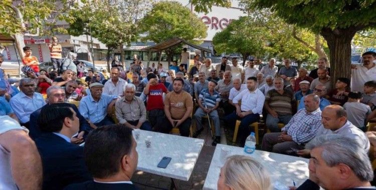 Yılmaz, halk buluşmalarına devam ediyor
