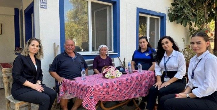 Bodrum belediyesi, vefat eden zabıta personellerinin ailelerini unutmadı
