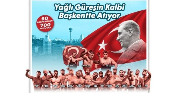 Mansur Yavaş’tan davet: Yağlı güreşin kalbi Başkent’te atıyor
