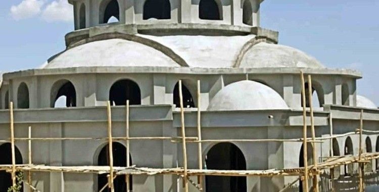 Depremden etkilenen Taşdeğirmen Camii inşaatı onarılmayı bekliyor
