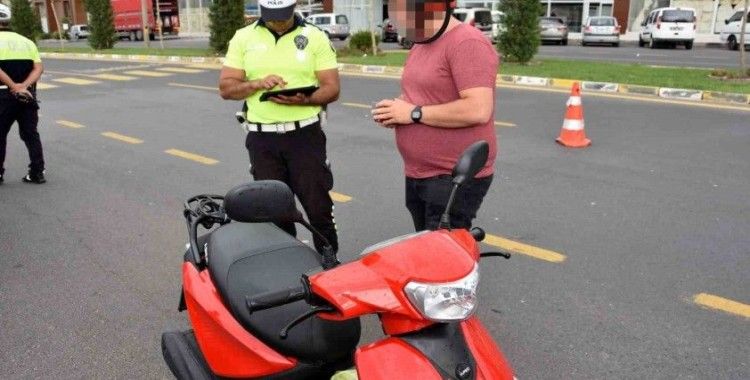 Nevşehir’de "motosiklet" uygulaması: 98 motosiklet sürücüne ceza
