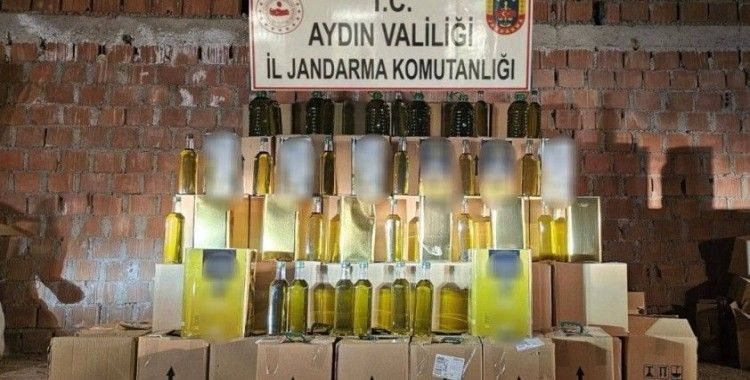 Kargo ile sahte zeytinyağı sevkiyatına jandarmadan suçüstü baskın
