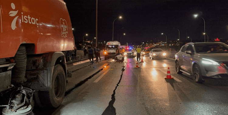 Haliç Köprüsü'ndeki trafik kazasında 1 kişi öldü