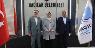 Başkan Özdoğan’a milletvekili Ayşe Böhürler’den ziyaret
