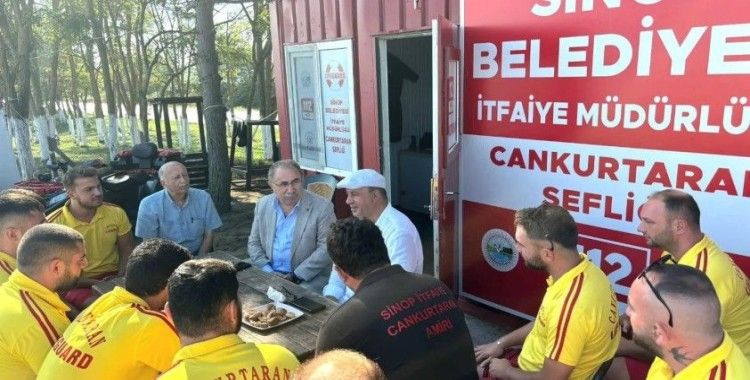 Sinop’ta cankurtaranlar sezonu kapattı
