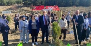 Kütahya’da Adnan Menderes hatıra ormanına fidan dikildi
