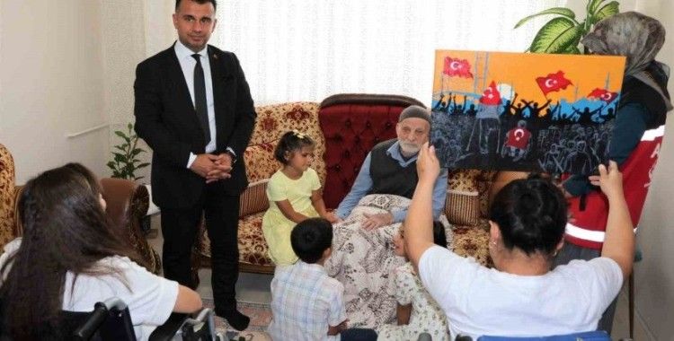 Devlet korumasındaki çocuklar kore gazisiyle buluştu
