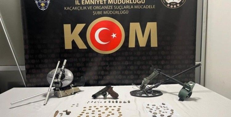 Kütahya'da tarihi eser operasyonu: 1 gözaltı