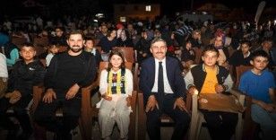 Köyümde açık hava sinema gösterisi yapıldı
