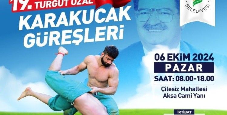 19.Uluslararası Turgut Özal karakucak güreşleri 6 Ekim’de yapılacak
