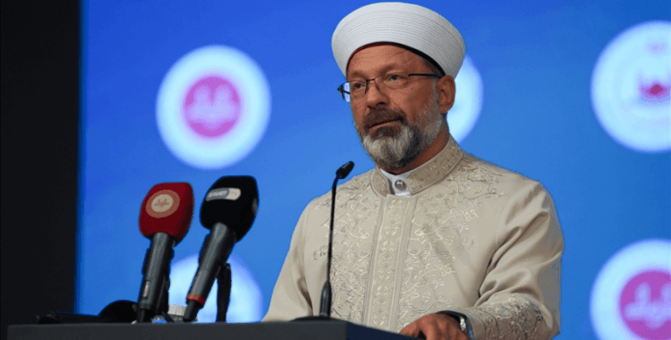 Diyanet İşleri Başkanı Erbaş, 'Uluslararası Mevlid-i Nebi Sempozyumu' açılışında konuştu