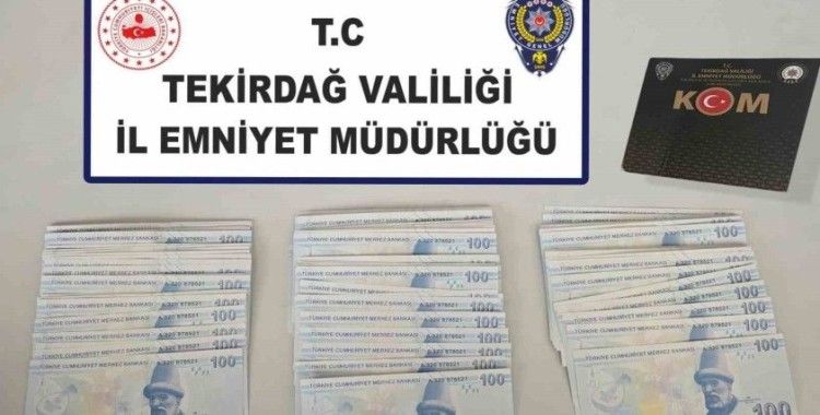 Tekirdağ’da sahte para operasyonu: 23 bin TL sahte para ele geçirildi
