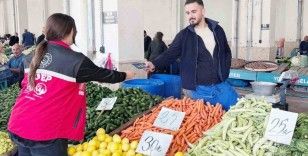 Yozgat’ta Halk Pazarı’nda farkındalık çalışması
