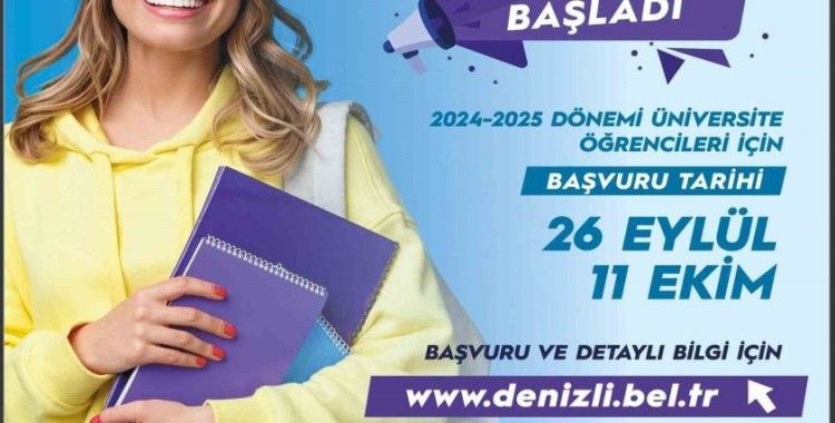 Denizli Büyükşehirden üniversitelilere öğrenim yardımı
