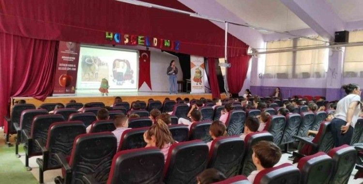 İlkokul öğrencilerine "Okullarda Gıda Güvenliği, Gıda Kayıpları ve İsrafı" konulu eğitim verildi
