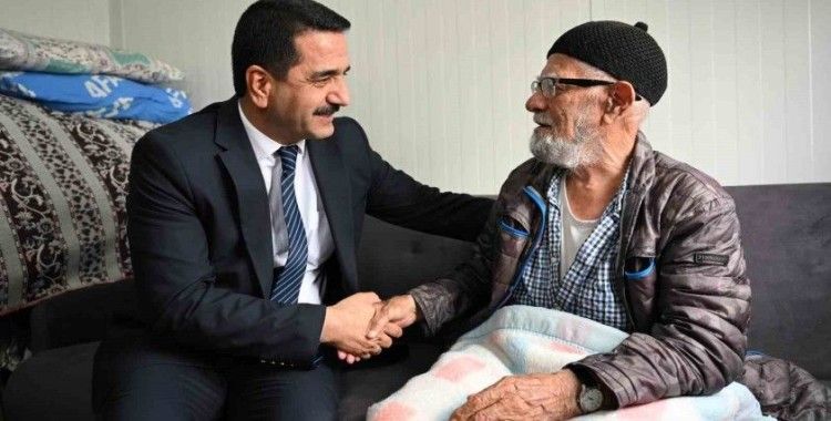 Taşkın, 107 yaşındaki Hamit Çiftlikle bir araya geldi
