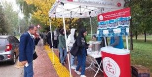 Müftülük üniversite öğrencilerine yönelik karşılama, tanıtım ve kitap standı açtı
