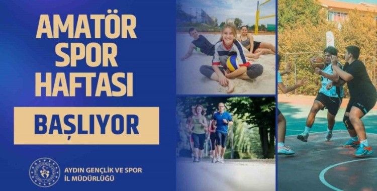 Aydın’da Amatör Spor Haftası başlıyor
