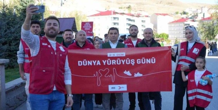 Bayburt’ta ‘Dünya Yürüyüş Günü’ dolayısıyla  yürüyüş yapıldı
