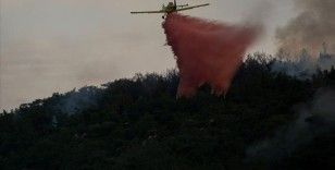 İzmir'de çöplükte çıkan ve ormana sıçrayan yangın kontrol altına alındı