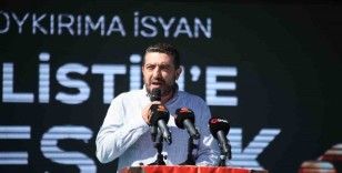 Konya’da ’Soykırıma İsyan Filistin’e Destek Yürüyüşü’ düzenlendi
