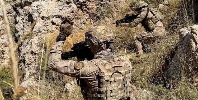 'Gürz-18' operasyonlarında teröristlerin kullandığı 55 mağara, sığınak ve barınma alanı imha edildi