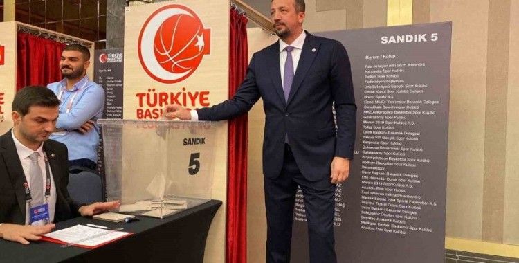 Hidayet Türkoğlu yeniden Türkiye Basketbol Federasyonu başkanı seçildi
