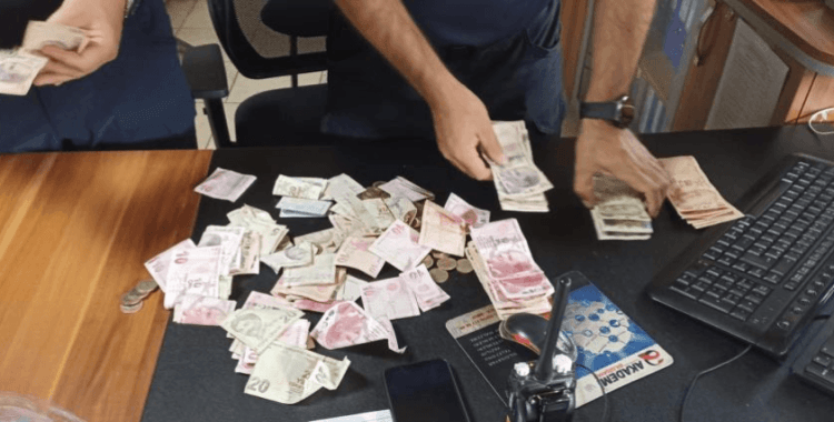 Engelli dilenci bir saatte bin 300 lira toplamış: Zabıta enseledi