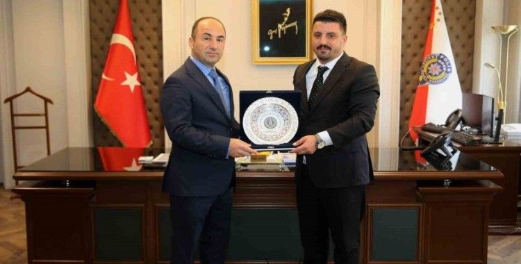 EMŞAV İl Başkanı emniyet müdürünü ve jandarma komutanını ziyaret etti
