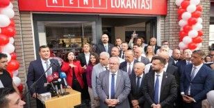 Manisa’da miting gibi ’Kent Lokantası’ açılışı
